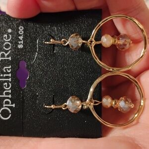 Ophelia Roe Gold Tone Dangle Earrings